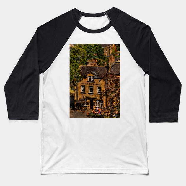 Castle Brew House Baseball T-Shirt by axp7884